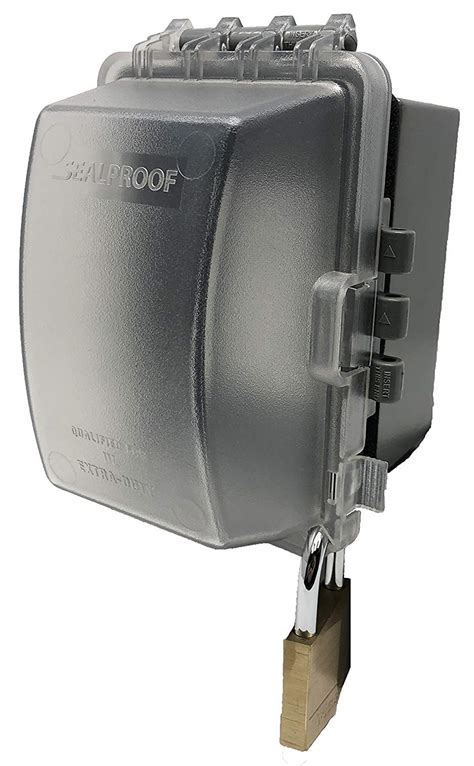 lockable electrical enclosure|lockable outside electrical outlet boxes.